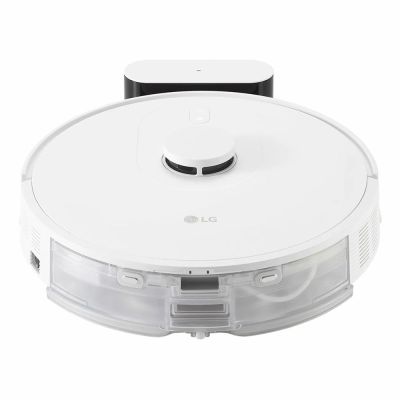 LG樂金 【LG 樂金】 CordZero R5 智慧聯網變頻濕拖清潔掃地機器人-雲朵白(R5-PROPLUS1)