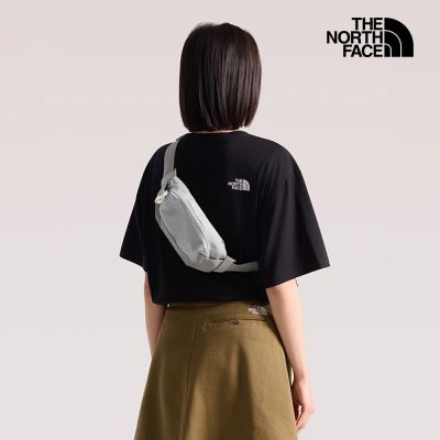 【The North Face 官方旗艦】北面男女款石灰色DWR防潑水耐用休閒腰包｜8GJH7J4