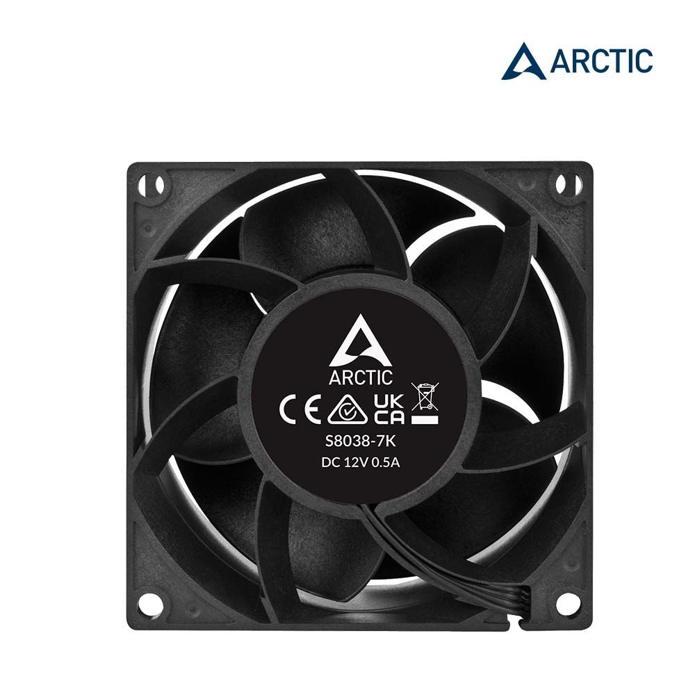 ARCTIC】S8038-7K 8公分伺服器用PWM高速風扇｜樂維科技官方公司貨