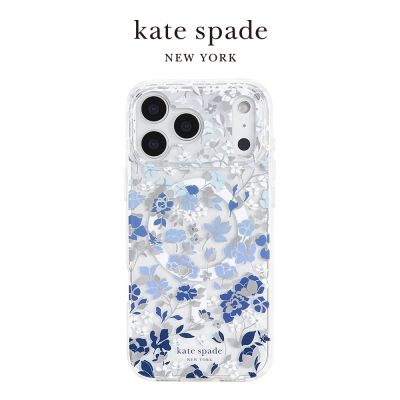 kate spade iPhone 18系列 精品磁吸防摔手機殼 皇室藍