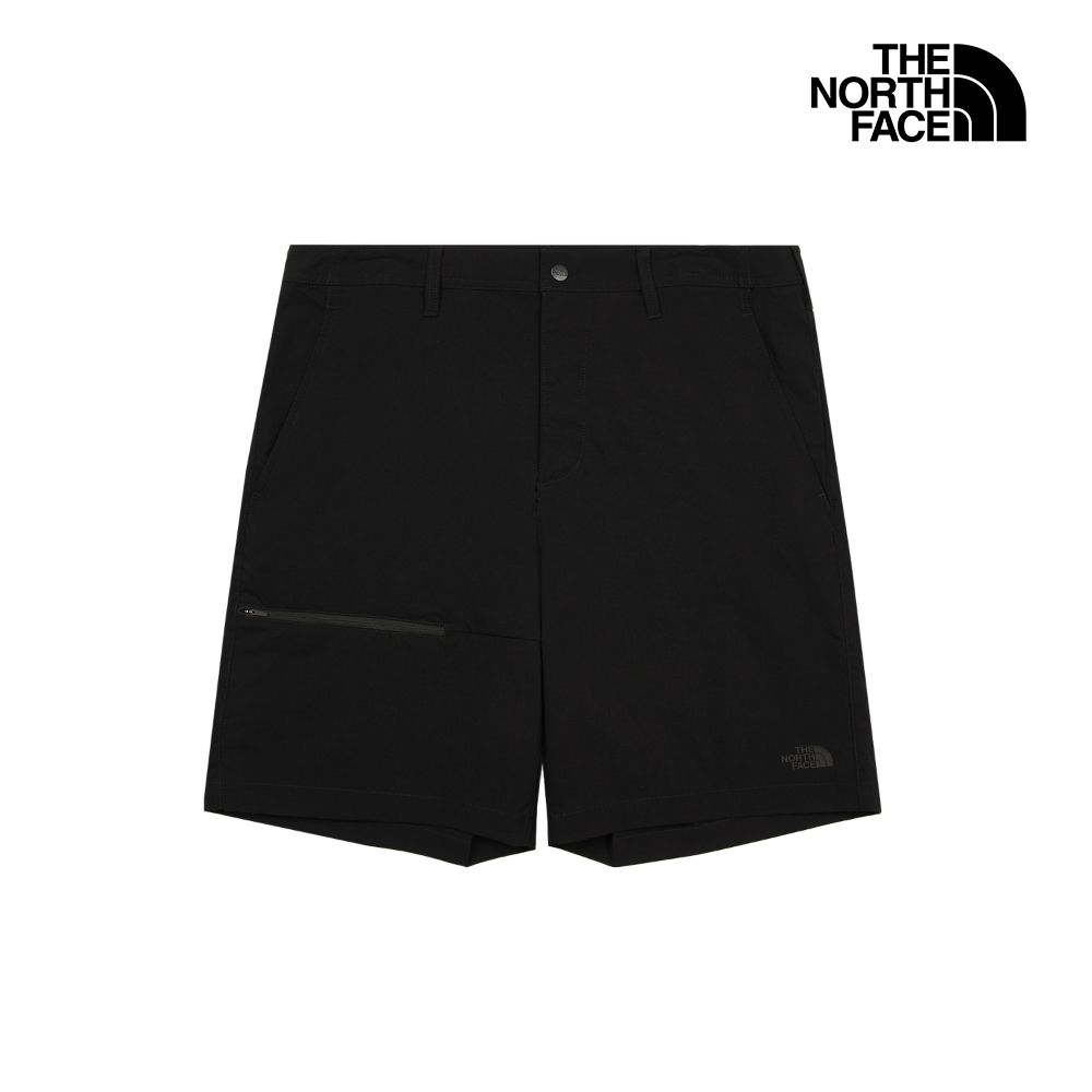 【The North Face 官方旗艦】 北面男款黑色DWR防潑水短褲｜8DFXJK3