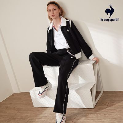 法國公雞 修身直筒針織運動長褲 女款 二色 LWX82371