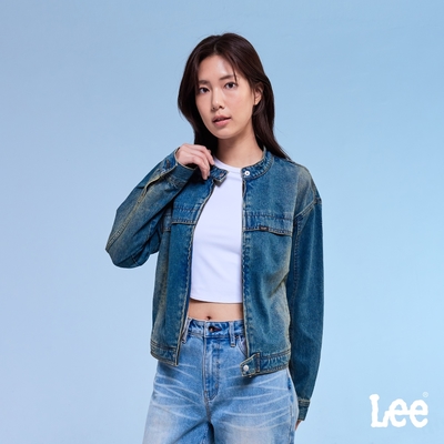 Lee 女款 牛仔外套 中藍洗水｜Modern