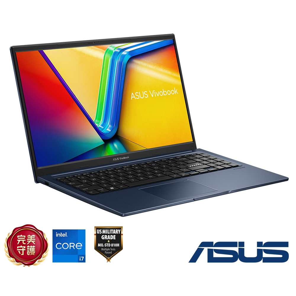 ASUS X1504VA 15.6吋筆電(i7-1355U/8GB+8GB/1TB SSD/午夜藍/Vivobook