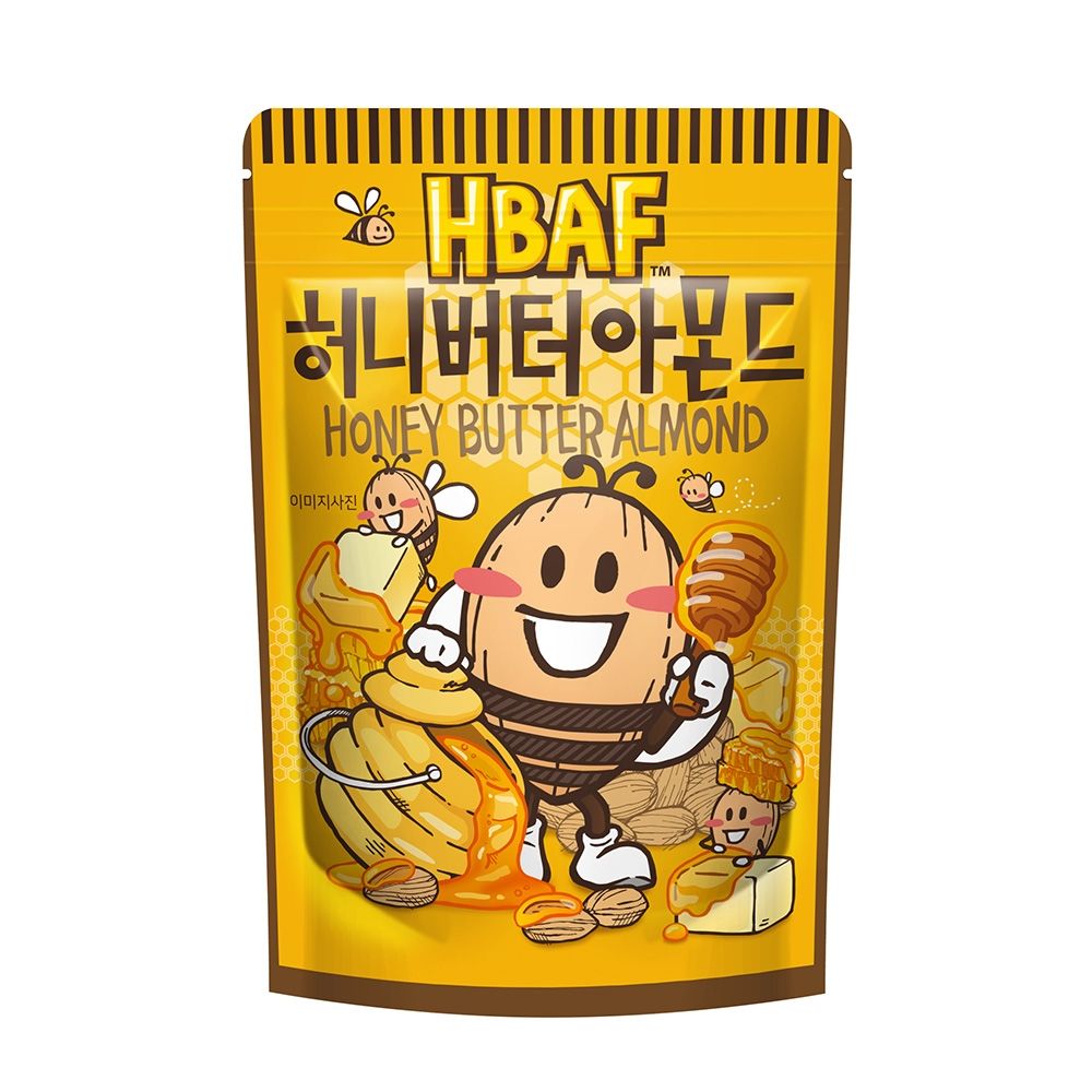 HBAF 杏仁果-蜂蜜奶油味(120g)