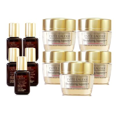EsteeLauder雅詩蘭黛 *ESTEE LAUDER雅詩蘭黛 特潤超導全方位修護露7ml*5+年輕無敵膠原霜15ml*5 (雙天后組)