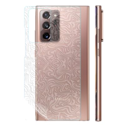 (臺灣製)【o-one】大螢膜PRO Samsung三星 Galaxy Note20 Ultra 5G 全膠背面保護貼 手機保護貼-水舞款