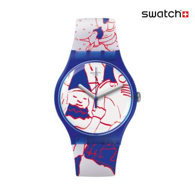 Swatch JULS AT ART PEACE HOTEL 經典手錶/男錶/女錶/瑞士製造 SUOZ217 (41mm)