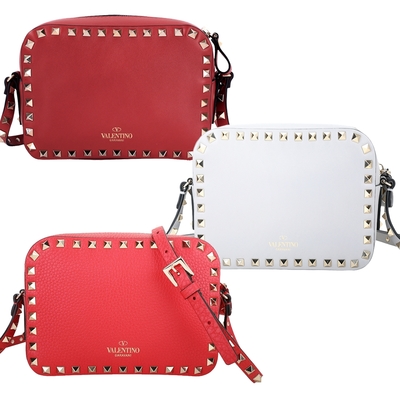 Valentino Rockstud 小牛皮鉚釘斜背包-3色可選