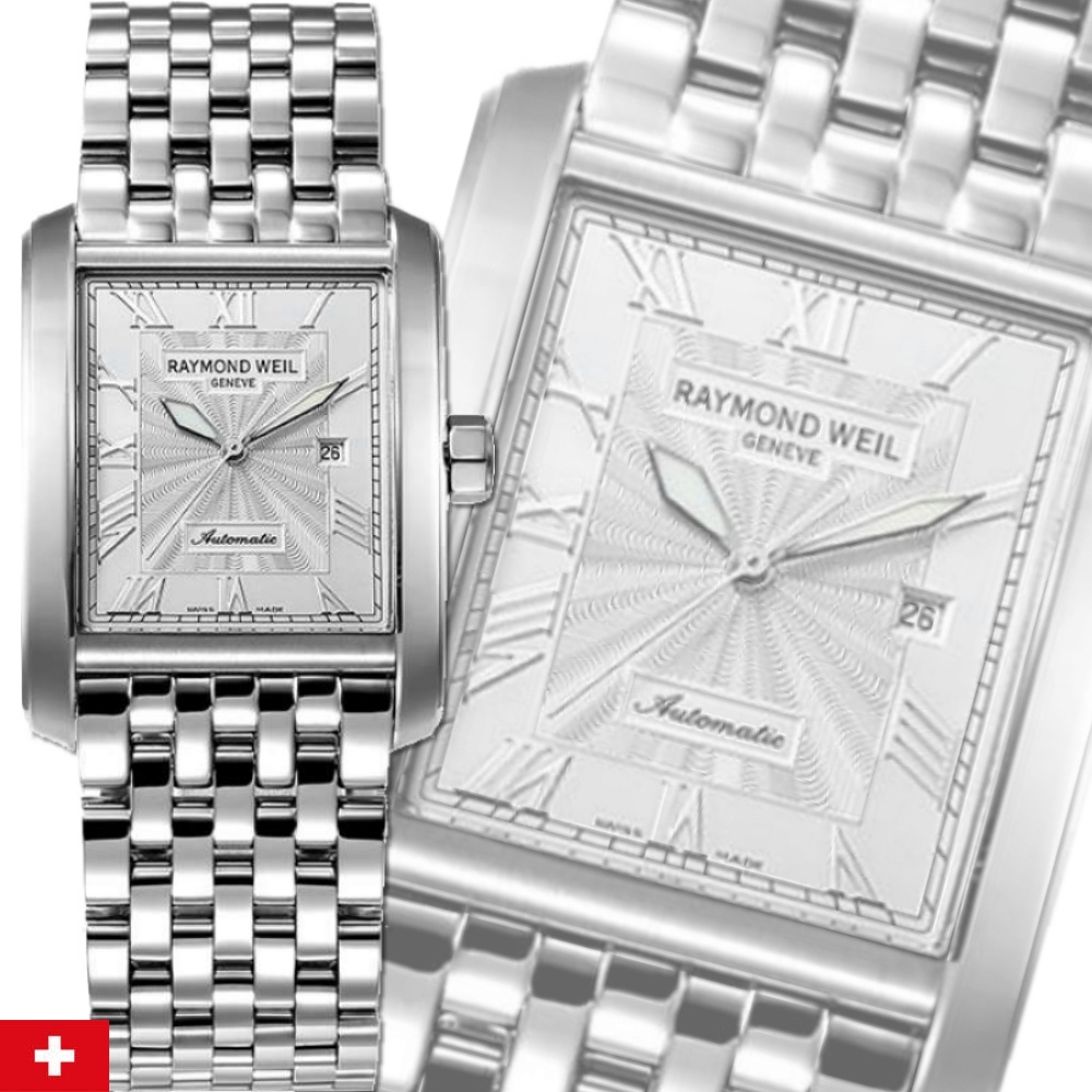 Raymond Weil 蕾蒙威 Don Giovanni系列 方形璣刻面自動上鍊男款39㎜ R01(2671-ST-00658)