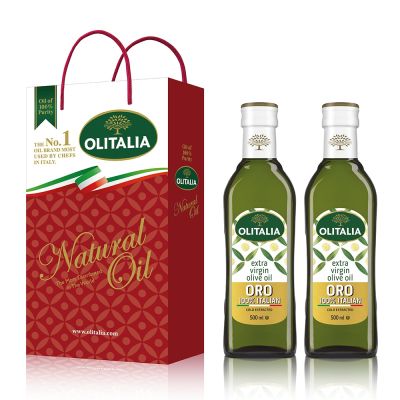 Olitalia奧利塔 特級初榨橄欖油禮盒組(500mlx2瓶)