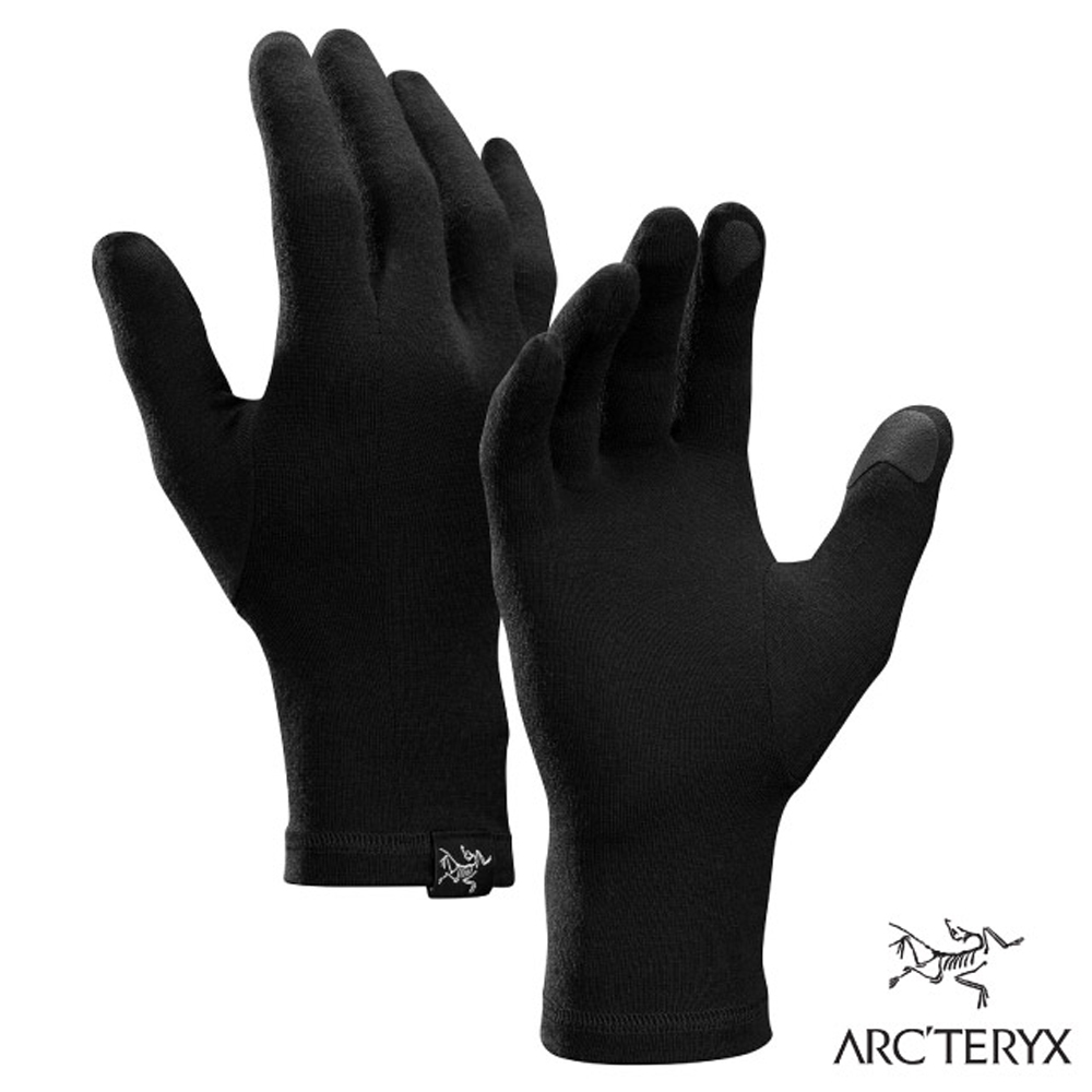 ARCTERYX 始祖鳥】Gothic 美麗諾羊毛保暖觸屏觸控手套_X000006539