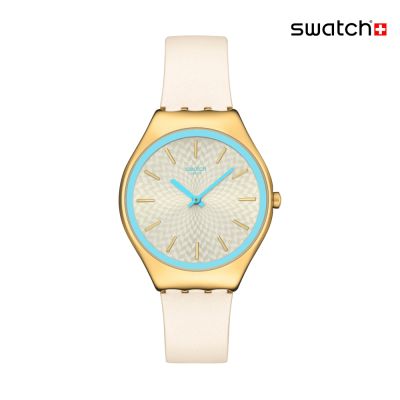 Swatch COCO HO BLU 超薄手錶/男錶/女錶/瑞士製造 SYXG127 (38mm)
