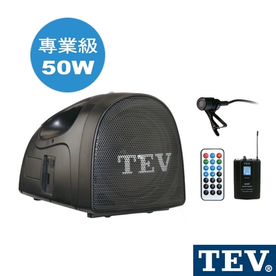 TEV 100頻道肩帶式藍芽/USB/SD播放擴音器(領夾式)TA220DLL