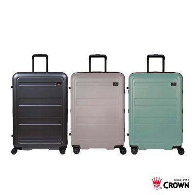 CROWN 皇冠 29吋 雙層防盜拉鍊箱 行李箱 旅行箱