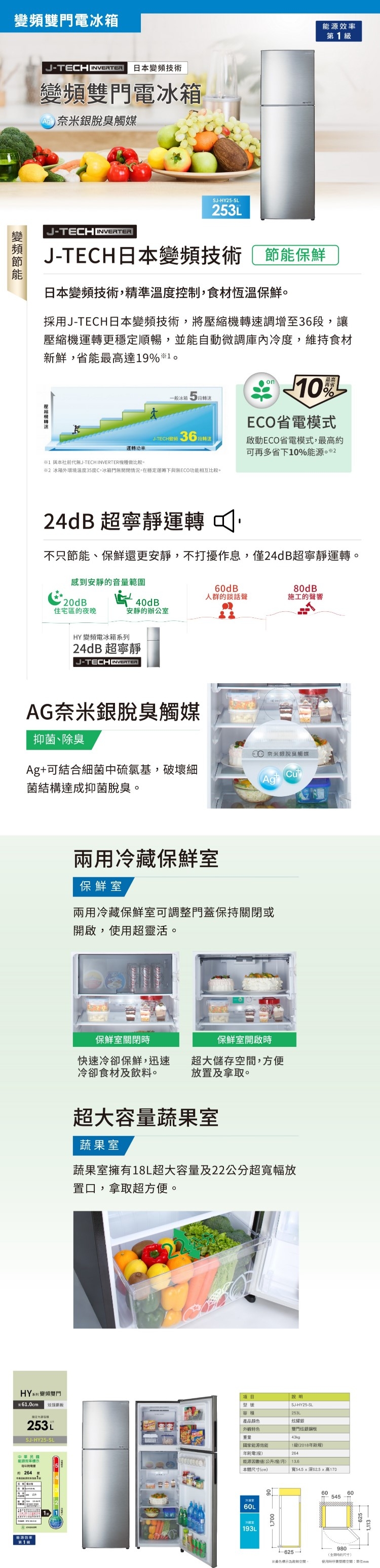 SHARP夏普 SJ-HY25-SL - 詳情2