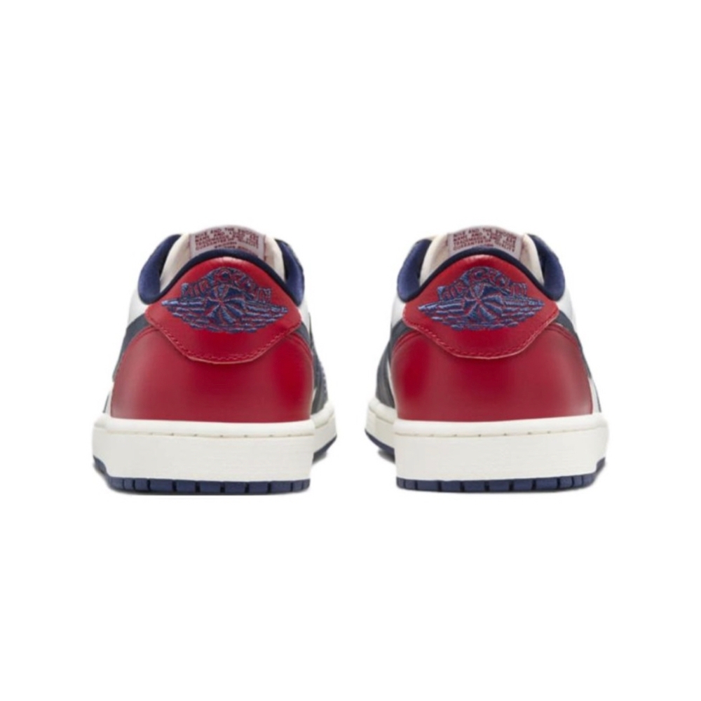NIKE Air Jordan Retro Low OG Howard University 復古紅藍皮革休閒