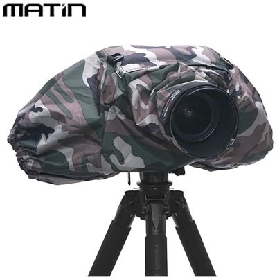 韓國製馬田Matin單眼單反相機罩防水相機雨衣M-7101迷彩附背帶環(可雙手操作;可收縮鏡頭口;操作透明視窗)防風罩防塵罩 適打鳥拍鳥