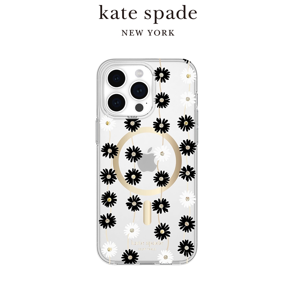 【kate spade】iPhone 15 Pro Max MagSafe 精品手機殼 雛菊花戀
