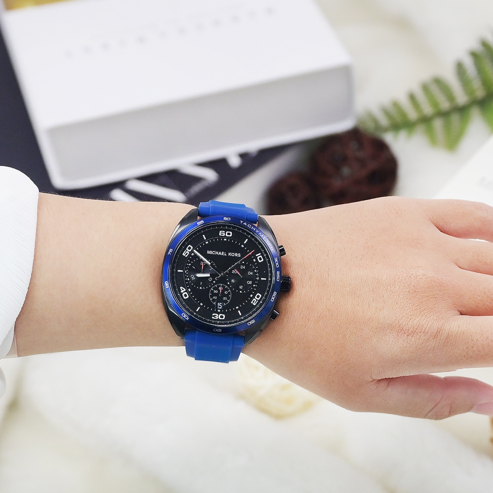 MICHAEL KORS MK8612 三眼休閒手錶(藍) | 服飾穿搭配件| Yahoo購物中心