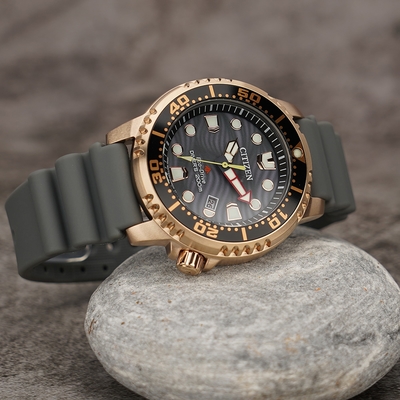 CITIZEN 星辰 PROMASTER MARINE 光動能200米潛水錶 開學換新季 送禮推薦 BN0163-00H