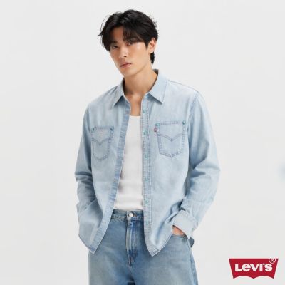 Levi s Workwear 工裝系列 男款 長袖襯衫 牛津領 牛仔襯衫 熱賣單品