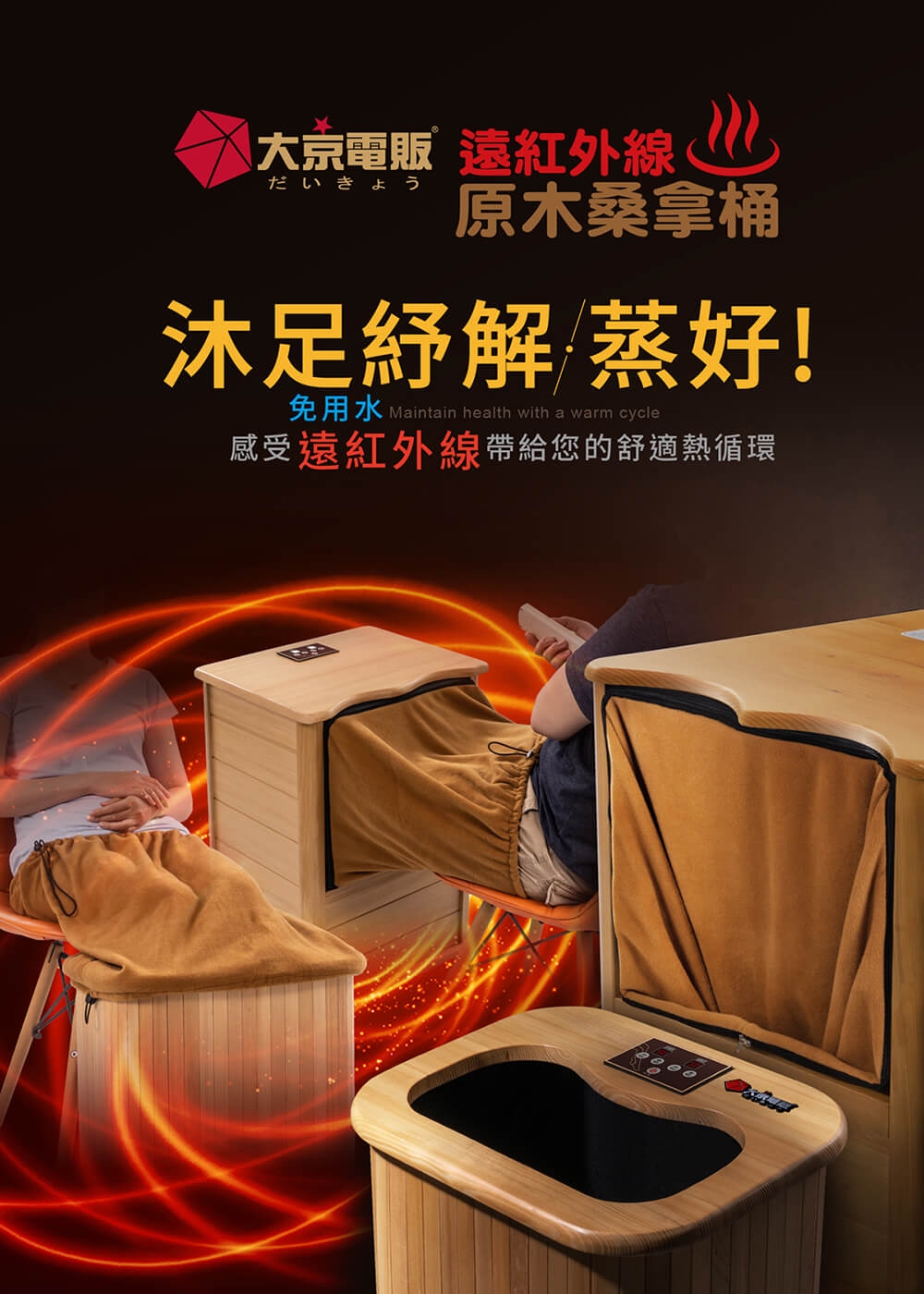 大京電販 BY010078 桑拿桶 小型 - 詳情24