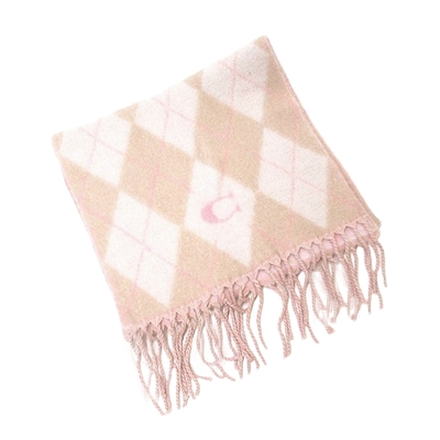 COACH 經典LOGO質感羊毛針織圍巾 (多款可選)