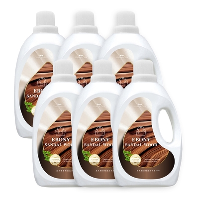 康朵 烏木/陰曬/小蒼蘭/鼠尾草香水洗衣精1800mlx6入