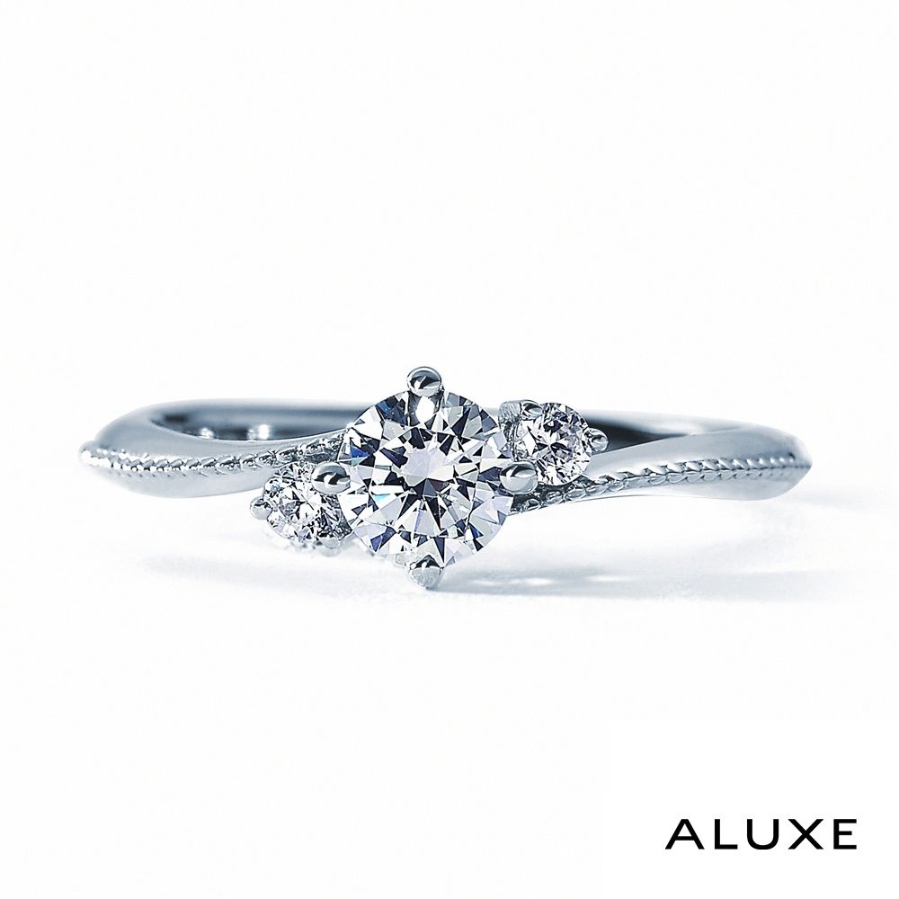 ALUXE 亞立詩 0.30克拉 FVS2 18K金 求婚鑽戒 鑽石戒指 RS0843