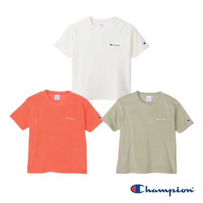 Champion 官方直營-女款 寬版刺繡短袖TEE(3色)