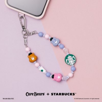 星巴克 CARE BEARS手機腕繩組