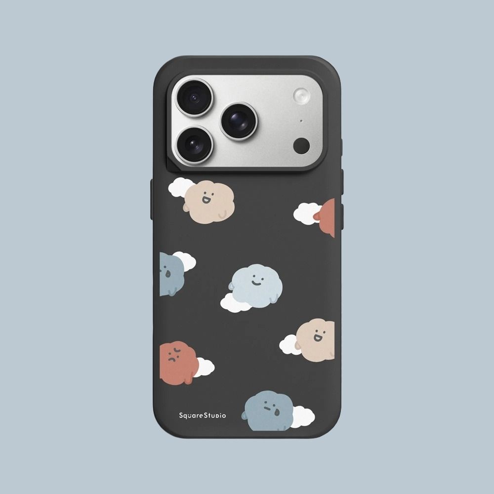 犀牛盾 iPhone 15/16/17系列 SolidX(MagSafe兼容)強化吸震緩衝防摔手機殼/方坊-Do Nothing (經典黑)