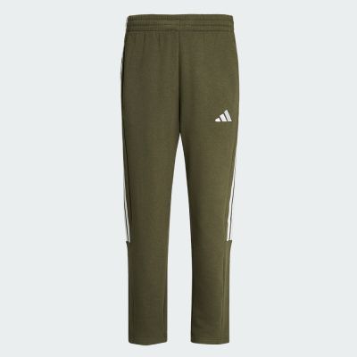 【adidas 愛迪達】 刷毛三條線長褲 男 JY9027