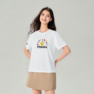 GIORDANO 女裝寶可夢印花短袖T恤 Pokémon系列