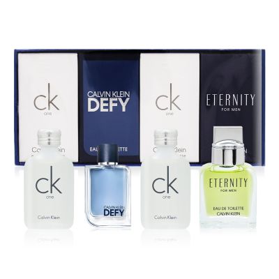 Calvin Klein CK 男性小香禮盒[CK one 10mlX2+永恆10ml+無畏之心5ml]EDT