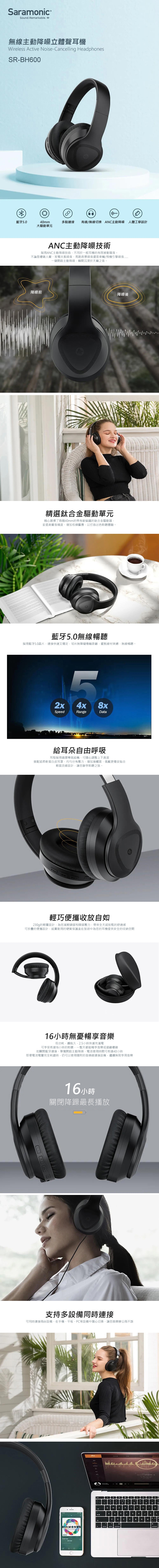 Saramonic楓笛 SR-BH600 - 詳情3