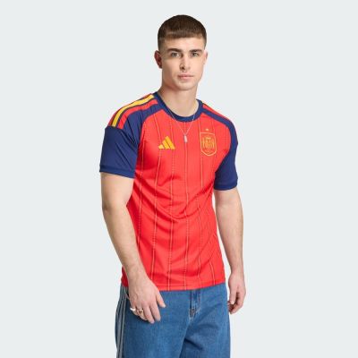 【adidas 愛迪達】 世界盃 西班牙 主場球迷版球衣  吸濕排汗 男 JN4390