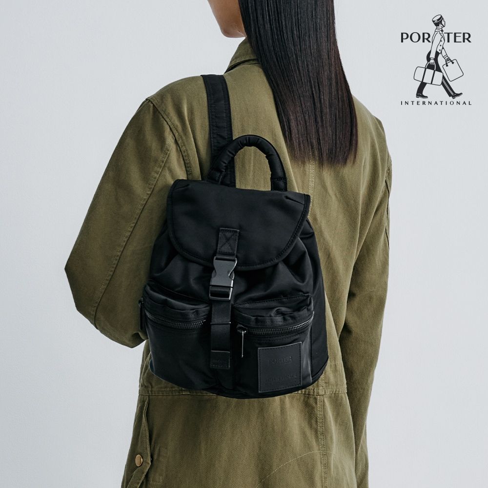 PORTER INTERNATIONAL - 半圓美學SEMI後背包(S) - 黑