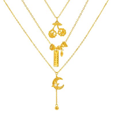 金緻品 黃金項鍊 5G輕奢時尚 0.76錢