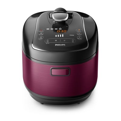 【Philips 飛利浦】智慧萬用電子鍋/壓力鍋/萬用鍋 HD2140_紫小萬