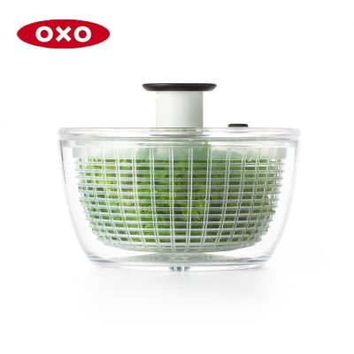 美國OXO 按壓式蔬菜香草脫水器(新版)(快)