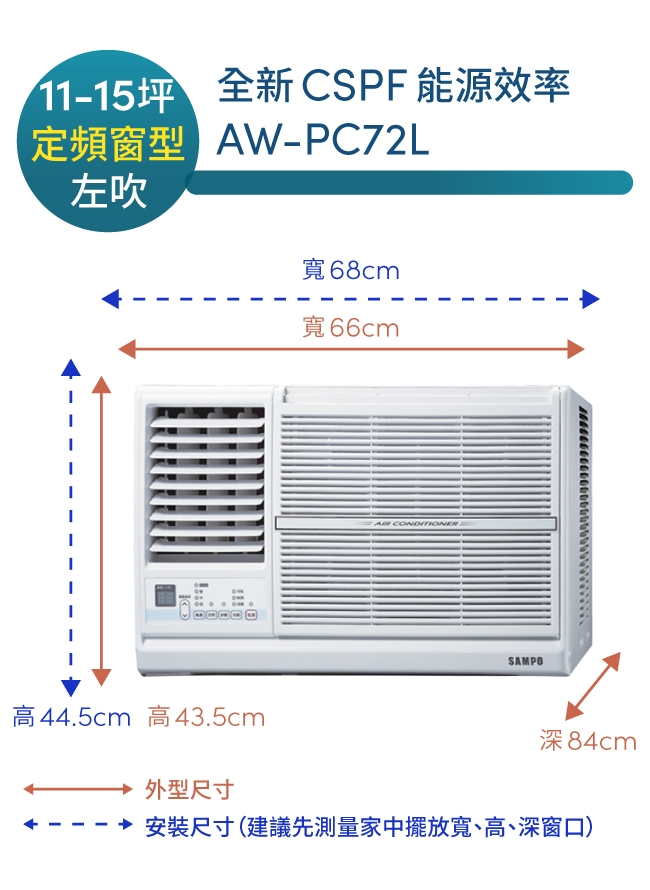 SAMPO聲寶 AW-PC72L - 詳情10