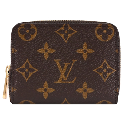 LOUIS VUITTON路易威登 LV M60067 經典花紋信用卡拉鍊零錢包