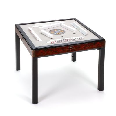 【商密特】T650 二代 過山 電動麻將桌 典雅木紋系列 餐桌款 (梨花木)