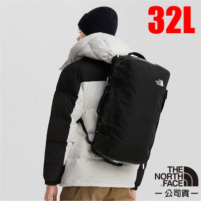 【The North Face】BASE CAMP VOYAGER DUFFEL 多功能背提兩用行李包32L_52RR-KY4 黑