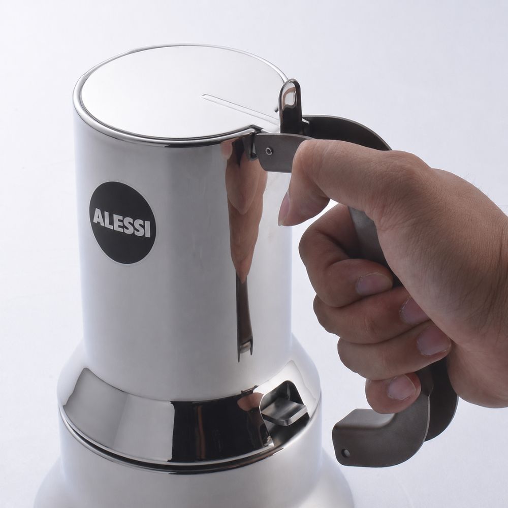 Alessi 9090 新版不鏽鋼摩卡壺咖啡壺6人份義大利製| 手沖壺| Yahoo購物中心