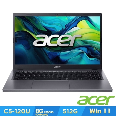 Acer 宏碁 Aspire A15-51P-59PH 15.6吋筆電(C5-120U/8GB/512GB/Win11)