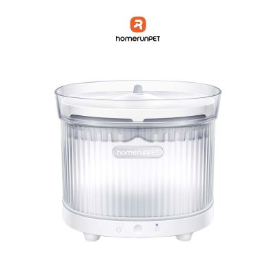 【Homerunpet】 霍曼寵物雙無線飲水機(7800mAH超大容量電池) 雲霧白