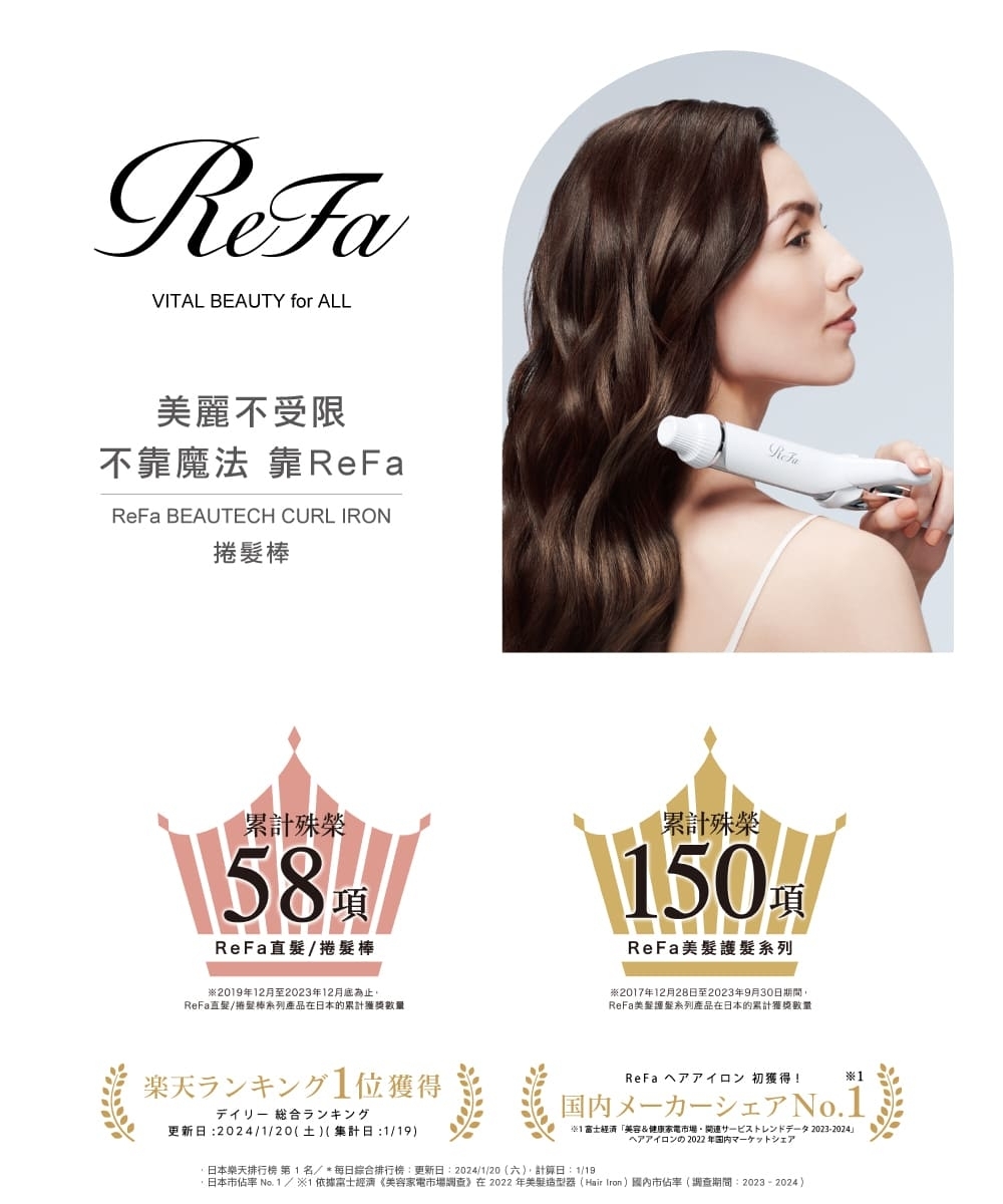 【新品・2023年6月購入】ReFa BEAUTECH CURL IRON 32 ReFa（リファ） BEAUTECH CURL IRON 32（ビューテック カールアイロン